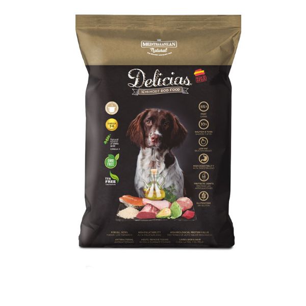 Obrázek Delicias Dog Adult Soft poloměkké krmivo 1,5 kg